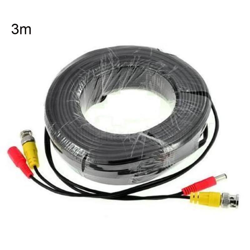 Audio Cables & Connectors BNC DC CCTV Security Camera Video DVR Siamese-type Data Extension Cable 1 M 5 10 20 30-image-709711358