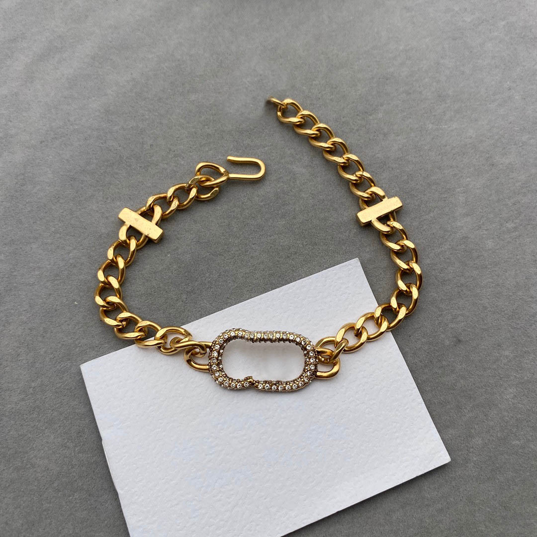 

Fashion Charm Bracelets bangle for lady Women Party Wedding Lovers gift engagement Jewelry With BOX NRJ, Golden;silver