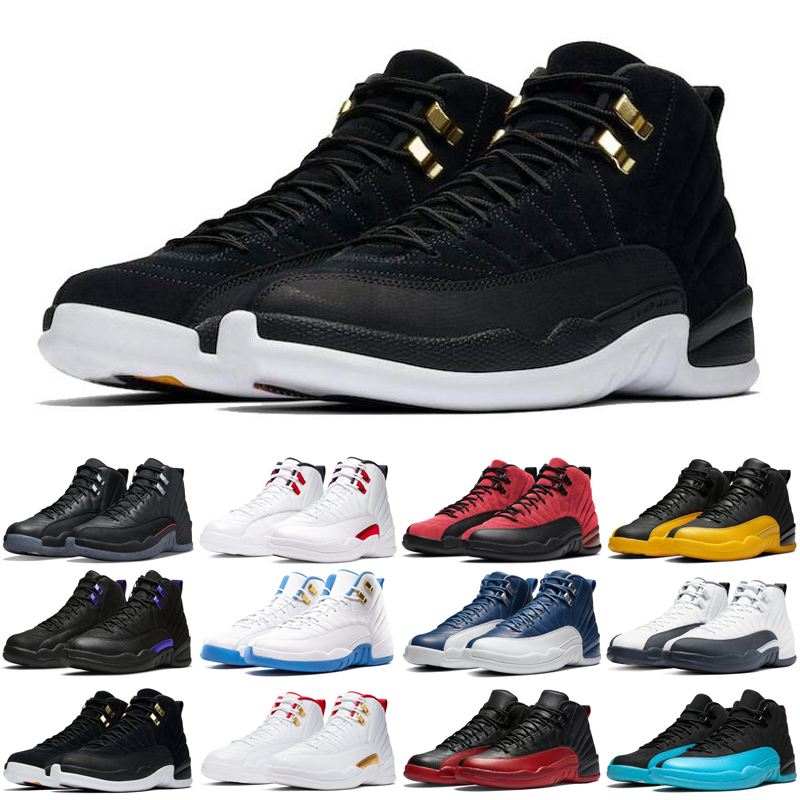 

12 12s mens basketball shoes Utility Twist Playoffs Royalty Reverse Flu Game men trainers sports sneakers size 7-13 classic, #26 reverse taxi