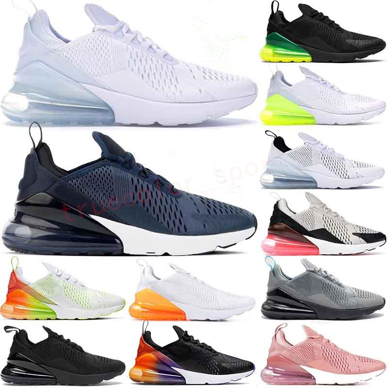 

Top 270s running shoes triple black white women men chaussures bred be true metallic gold barely rose usa olive mens trainers outdoor sport sneakers, 34