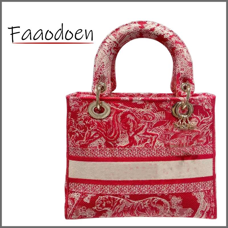 Cosmetic Bags & Cases Fashion Diana Bag Luxury Ladies Handbag Women Crossbody Beautiful Stitched High Quality Embroidered Shopping