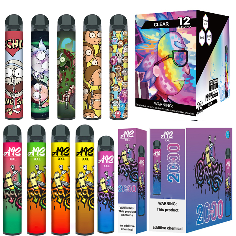

Original Puff Flex disposable vape E cigarettes kits 1200mah battery 2000 2800puffs 10ML upgraded from Ais XXL vs Plus MAX Bars LUX pro UPS free
