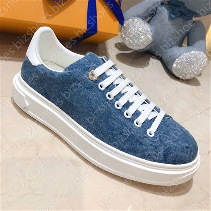

Denim Lace Up Print canvas casual shoes outdoor Sports Women Designer Side zip Runner Trainers Stellar Low Top Sneaker, 02