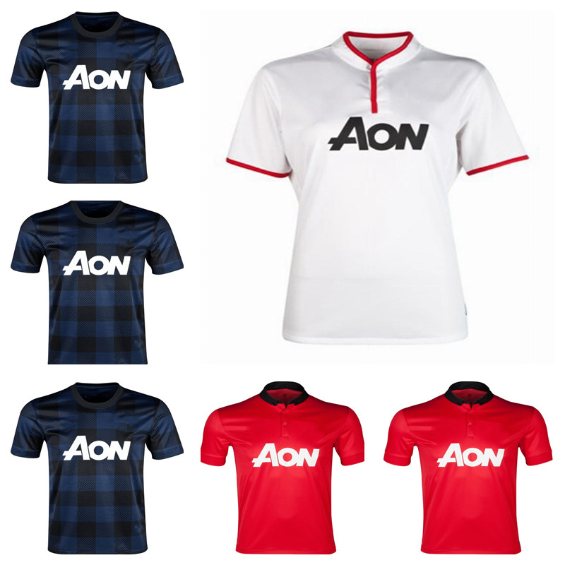 

2012 2013 2014 Rooney van Persie Evra Manchester retro soccer jersey 12 13 14 Kagawa NANI CHICHARITO VIDIC vintage classic united football aa0, 13 14 home cl jersey