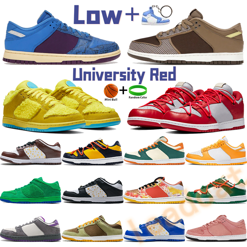 

Low men basketball shoes SP UNDFTD royal purple canteen sports trainers university red pine green bear dusty olive orange pearl black white designer sneaker, Bubble wrap packaging