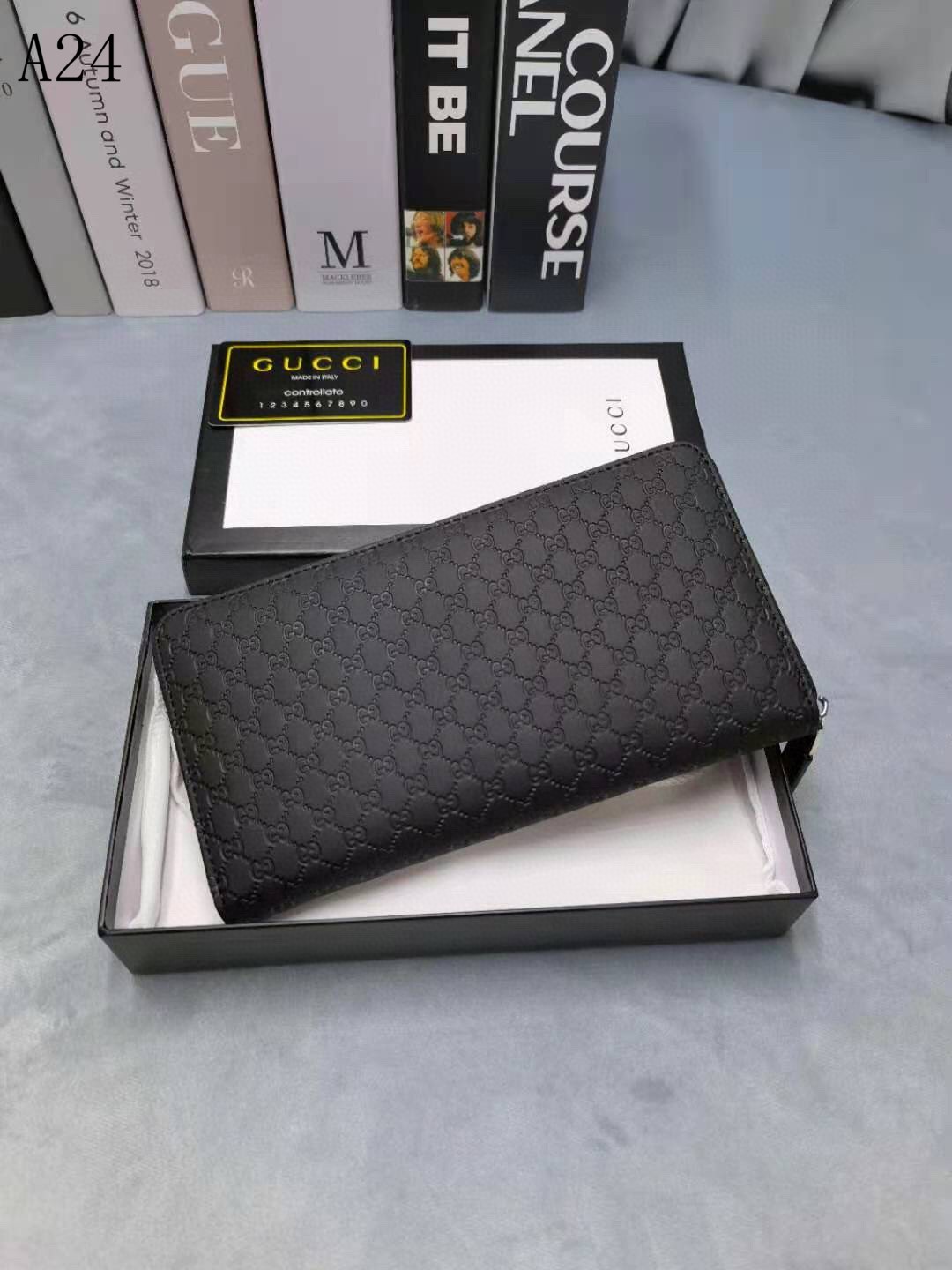 

21 High Quality Luxurys fashion Wallet in box Genuine Leather Zipper good price, Red;black