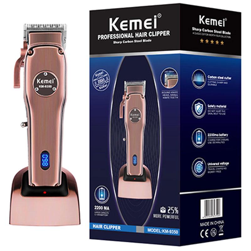 

Original LCD Adjustable Blade Rechargeable Hair Clipper Men Electric Head Power Trimmer Machine With Charger Base Clippers