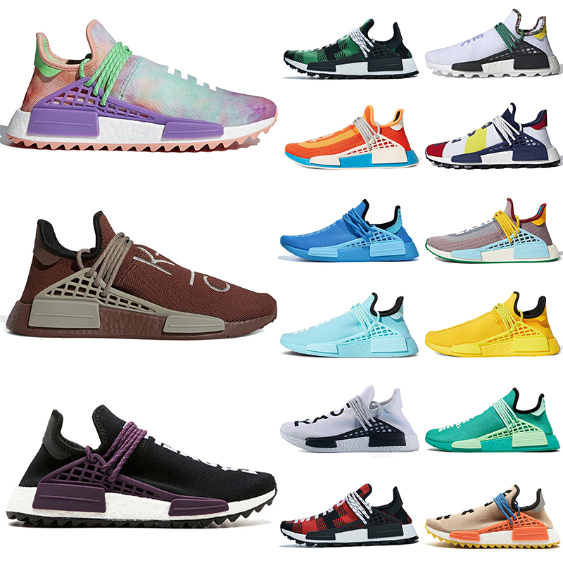 

Size 36-47 NMD Human Race Mens Running Shoes Holi Equality Pale nude Purple Aqua Camo White Black Pink Blue Green Women Trainers Sneakers, Bubble packaging bag