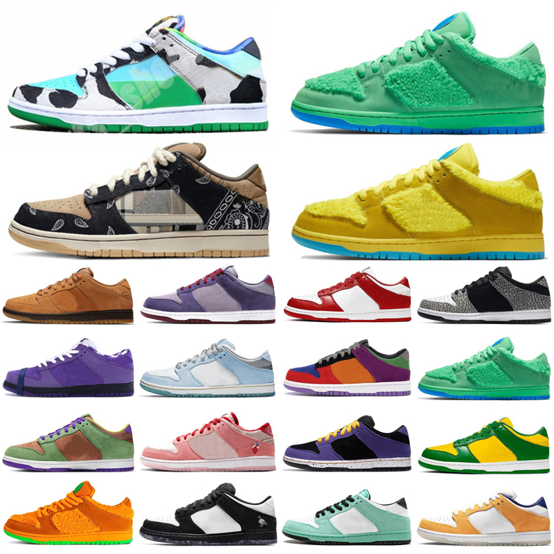 

Dunk SB Men Women Running Shoes Chunky Dunky Syracuse Black White UNC Court Purple Veneer Mens Trainers Outdoor Sports Sneakers 36-45 qq, White;red