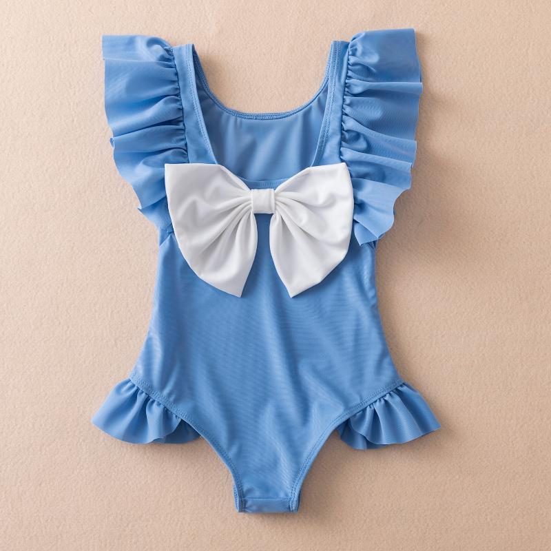 

One-Pieces Baby Girls Swimwear Toddler Swimsuit Infant Summer Swim Party Child Girl Beach Wear Pink Bowknow Bathing Suit, Black