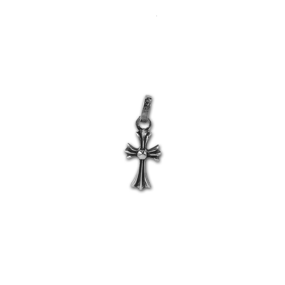 Backs Earrings Haiyunda Ch Cro Cross S925 Silver Medium Babyfat-image-724065092