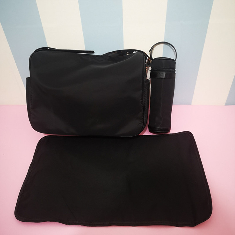 Sacs à couches imperméables 3pcs / Set impressionnant Sac à bandoulière fonctionnel en cuir de haute qualité pour les idées de cadeaux de maman