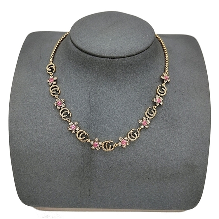 

70% OFF designer jewelry gujia Bracelet new fashion petal Necklace women's doubles G net red high version Earrings women