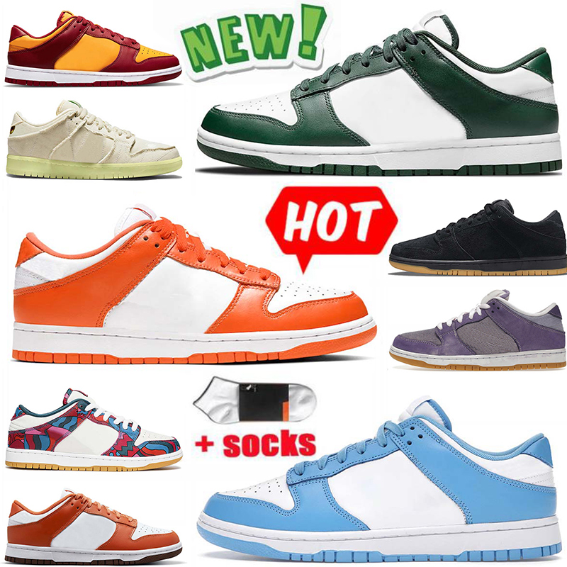 

authentic men women running shoes low sneakers White Black Off Grey Fog UNC Coast Green Glow Syracuse Chunky State designer casual Jogging Size 36-45, A29 archeo pink 36-45