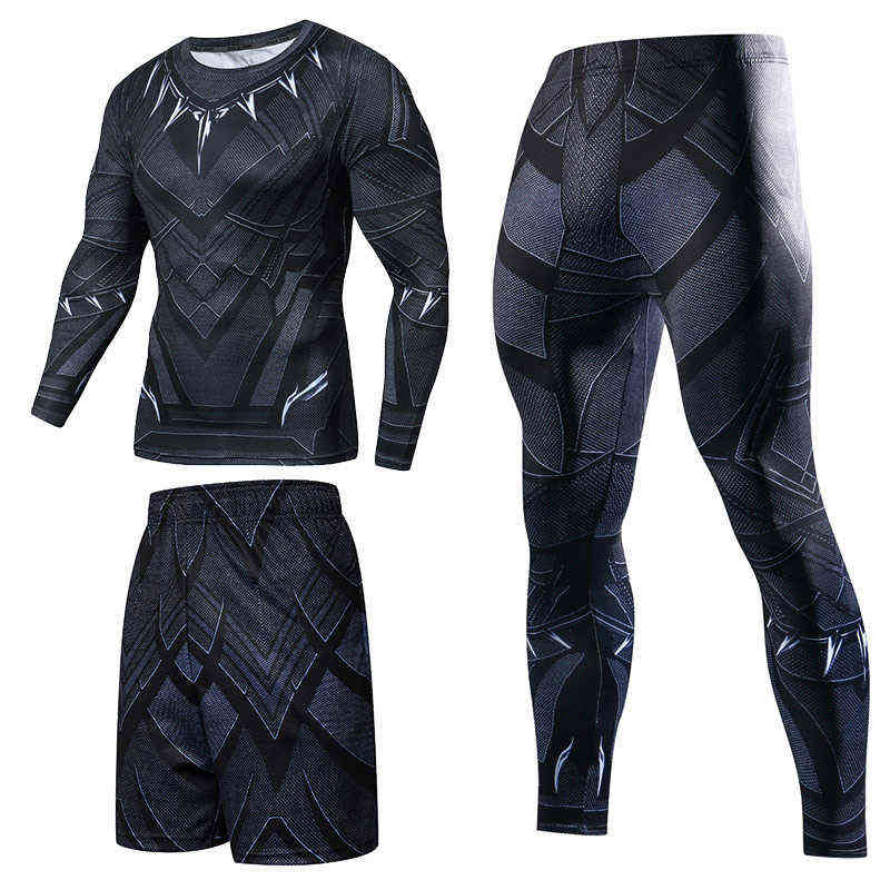 

Men Sportswear Superhero Compression Sport Suits Quick Dry Clothes Sports Joggers Training Gym Fitness Tracksuits Running Set G1217, Jst46 dsk40 jsk52