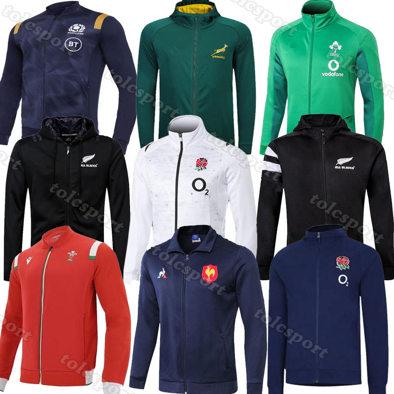 

All Rugby Jacket Black Scotland Red Wales Irèland French 2021 2022 Men Sweatjersey Hoodies Jackets Tracksuits