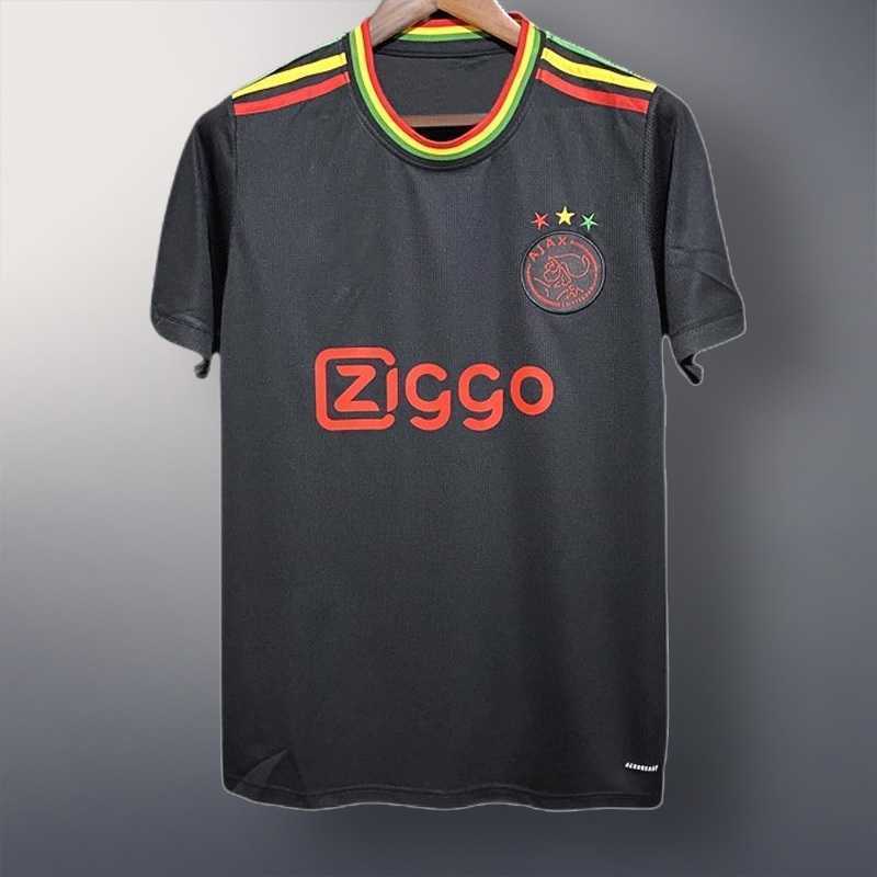 2021-2022 Saison Tadic Ajax Jersey Third Away Nouveau T-shirt Chemise de football de haute qualité pour hommes