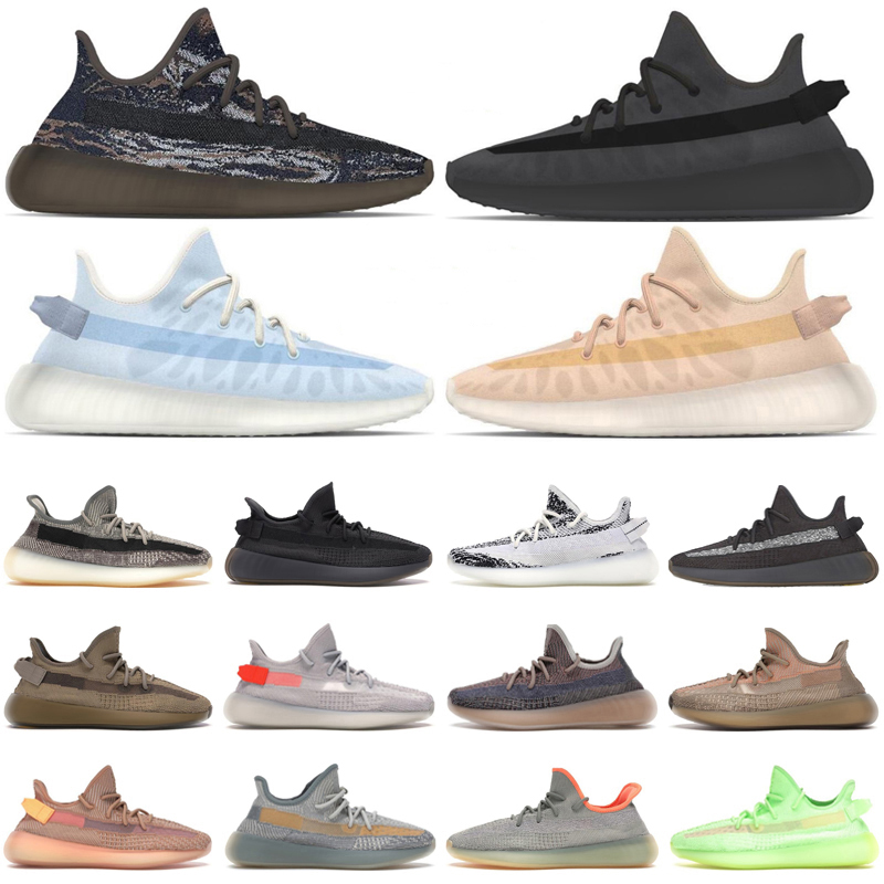 

kanye running shoes for men women MX Rock Mono Clay Ice Ash Blue Pearl Black Static Zebra Cinder mens trainers outdoor sport sneakers, #49