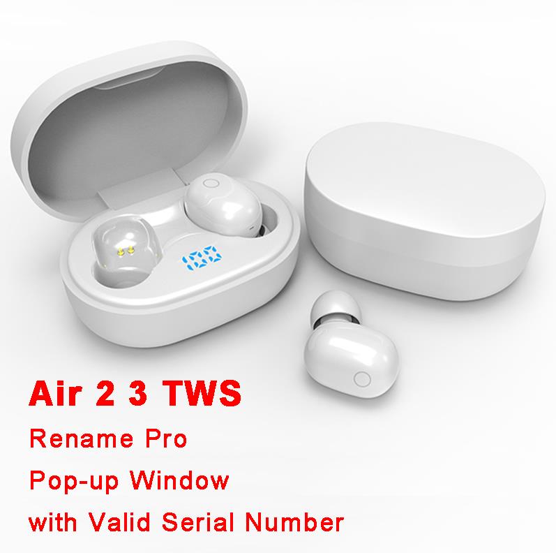 

TWS Earphones Rename Pro Pop UP Window Bluetooth Headphone Auto Paring Wireless Charging Case Earbuds item