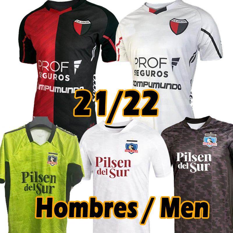 

2021 2022 colon soccer Jerseys Colo Colo Home Away 21/22 B.Cortes Suazo Costa Parraguez Fuentes Bolados FALCON BLANDI OPAZO Men football jersey, Keluokeluo gk