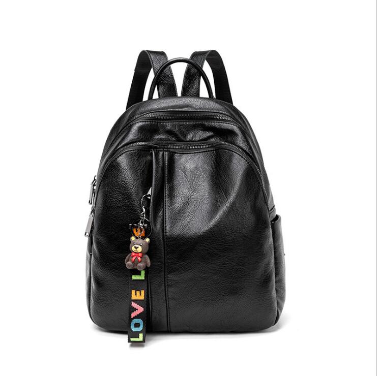 

HBP 2021 new style leather cowhide European and American fashion backpack, Grey