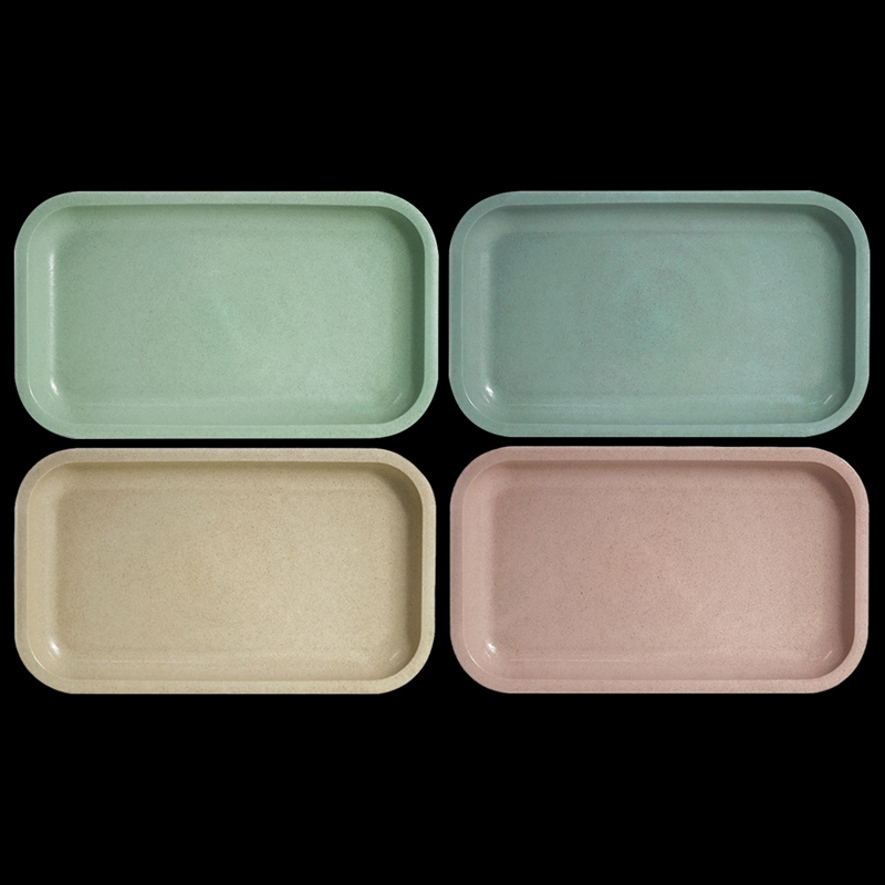 

Smoking Rolling Tray Plastic Tobacco Large 27*16 cm L Size Hand Roller Roll Acrylic Biodegradable Tin Case Degradable Cigarette Eco Spice Plate Pure Color