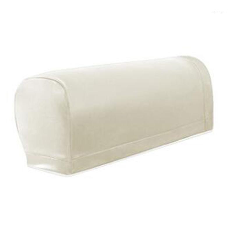 

2pcs Set Sofa Armrest Covers PU Leather Couch Chair Arm Rest Protector Stretchy