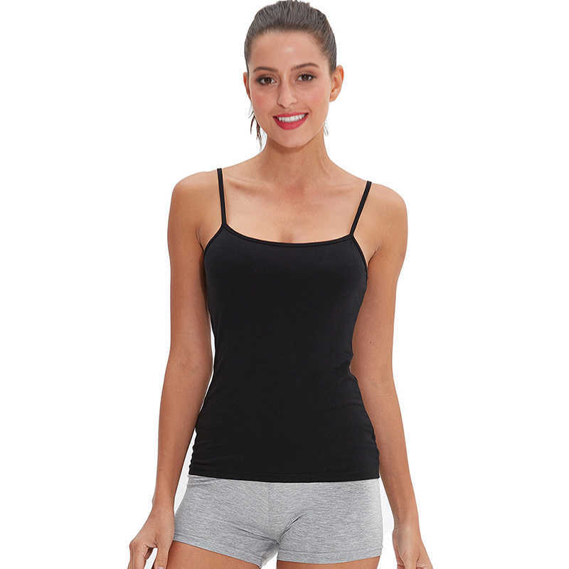 

High quality cotton spandex woman tank top Summer M302230 210526