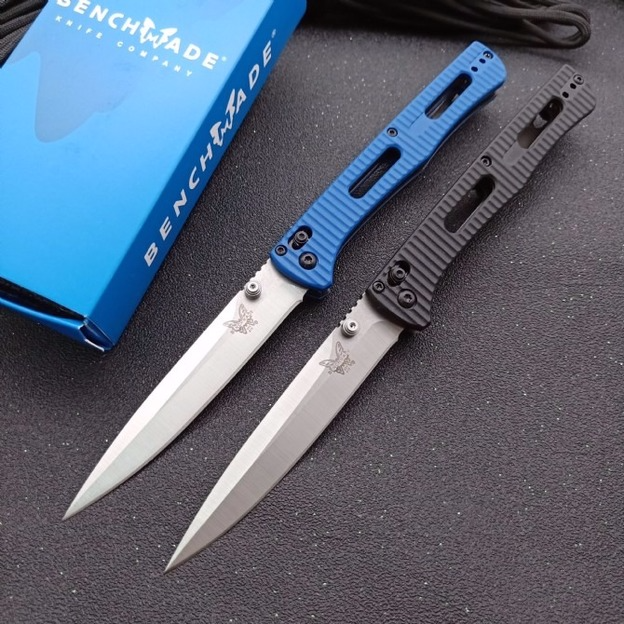 

benchmade BM417 Stone Wash+satin 440C Blade AXIS Tactical Rescue Pocket Folding Knife Hunting Fishing EDC Survival Tool a3098
