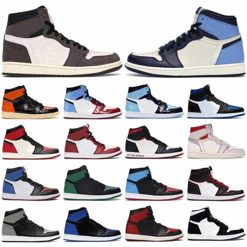 

Mens basketball shoes 1s high og Pine mocha Turbo Green Travis Scotts Royal Toe Twist 1 jumpman men women sports sneaker university blue unc, No.26