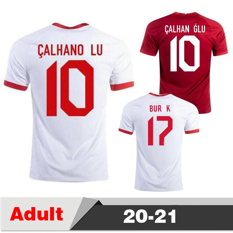

2021 Turkey 21 -22 home away soccer jersey Turkish Yazici Caglar Söyüncü Demiral Ozan Kabak Calhanoglu Celik Shirts national football shirt, Black