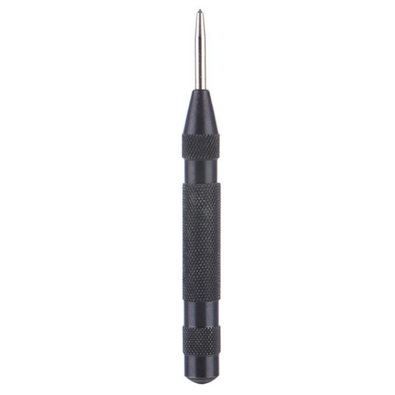

Professional Drill Bits Black Automatic Woodworking Steel Marking Hole Tool Centre Pin Punch Strike Spring Loads
