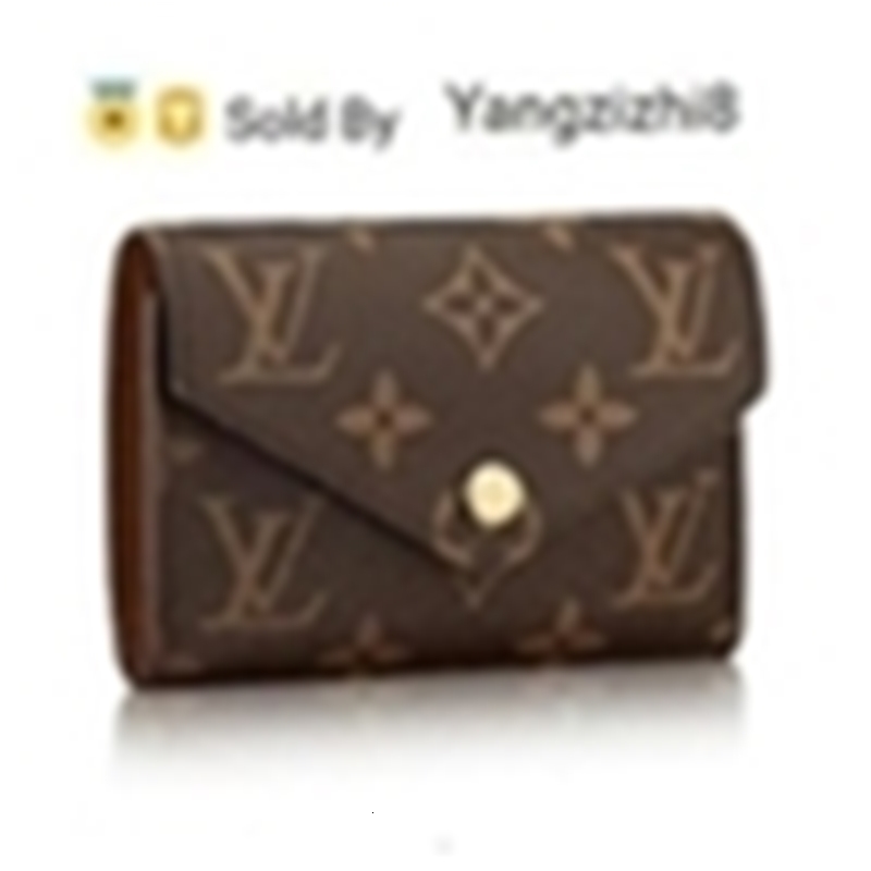 

yangzizhi8 flowers victorine wallet old m62472 brown real caviar lambskin chain flap bag long chain wallets key card holders purse clutches, Black;red