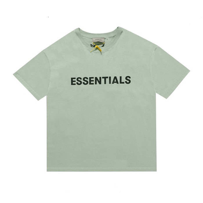 

Designer T shirt Fashion Printing ESSENTIALS Letters Ladies Casual Outdoor Clothing High Quality Men's Summer Slim Street Hip Hop Brand