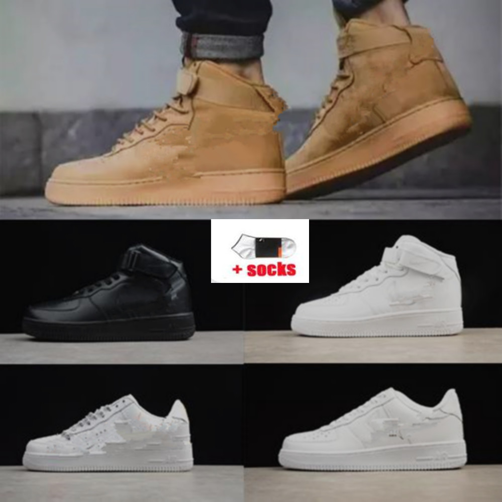 

2021 Brand Discount Classic Airforce 1 1s Running Shoes Men Women Flyline Forces Sports Skateboarding Ones High Low Cut White Black Outdoor Trainers, Select shoe size