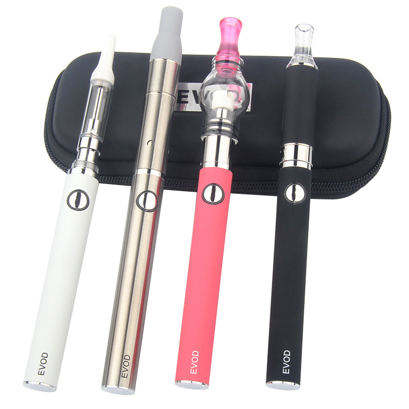 

eVod 4 in 1 Dry Herbal Electronic Vaperizer Multi Vape Starter Kits with 650 900 1100mAh Battery Eliquid Glass Globe Wax Oil Cartridge