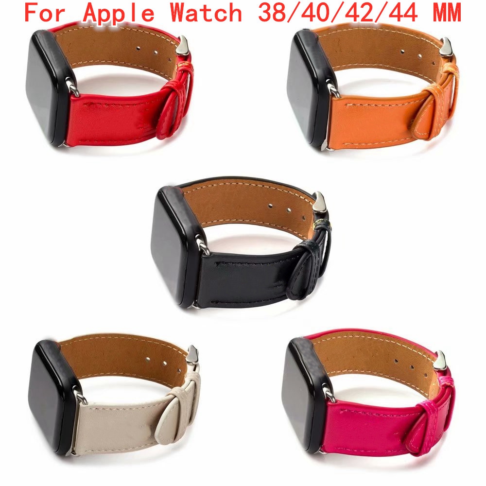 

Luxury top brands Leather strap for Apple Watch Band 38MM 40MM 42MM 44MM iwatch bands Trendy Replacement Watchbands Bracelet Fashion Paris Trend