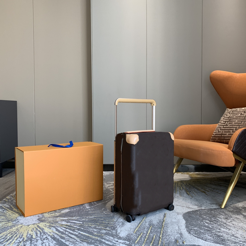 

5A+ suitcase Designer classic brand luxury travel High-capacity luggage fashion unisex trolley Flowers case wheel duffel bag With original box size 38-55-21 cm