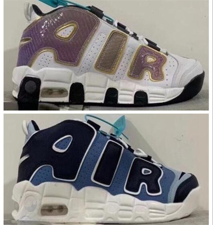 

NAMU1A 96 QS Olympic Varsity Maroon Mens outdoor Shoes for 3M Scottie Pippen Uptempos Sports Sneakers 36-44, Black