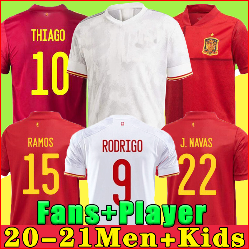 

MORATA 2021 2022 Espana soccer jersey GERARD PEDRI FERRAN KOKE SARABIA Spain 21 22 FANS Player version ADAMA RAMOS THIAGO Gaya football shirt camisetas de futbol, Kids spain 20-21 away