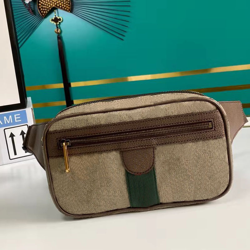 

Newest Men Waist Bags single camera bag Bumbag Chest Pack PVC Pillow Unisex Letter Canva Travel Outdoor Clutch Fanny Pack pochette Womens Handbags PM Size Small Brown, 24*14*5cm