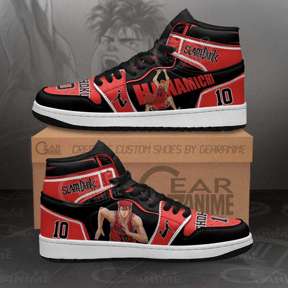 

Customization Hanamichi Sakuragi Sneakers Slam Dunk Anime Shoes, Others