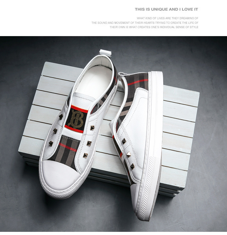 

New black rivet sneaker men's wear designer shoes for a couple of luxury casual and comfortable casual shoes A30