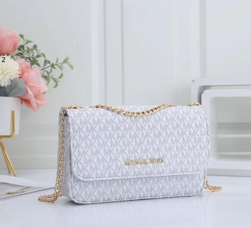 

2-78 MK Ladies fashion zipper crossbody bag Luxurys Designers Bag high quality fashion design style chain shoulder bag a1, Red;black