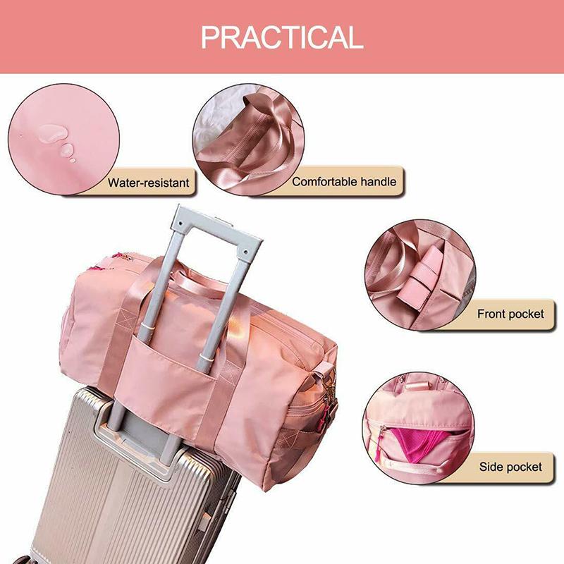 

Outdoor Bags Gym Bag Sports Tote Travel Workout Swim Yoga With Dry Wet Pockets Multifunctional EDF88