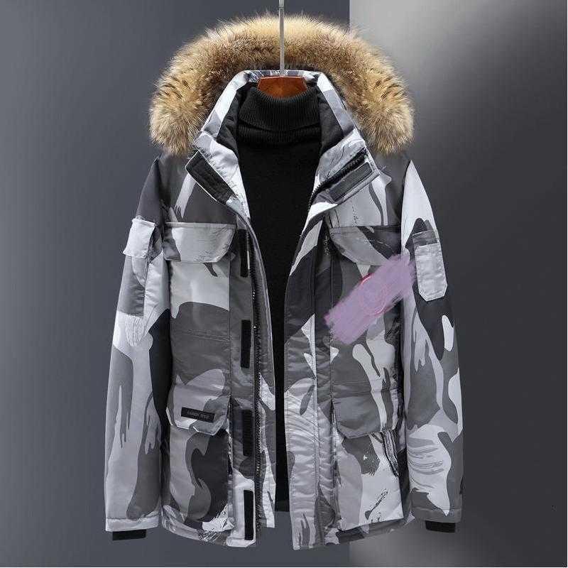 Off Season Down Jacket Men's Winter New Thickened Canadian Outdoor Work Clothes Couple Tide Goose
