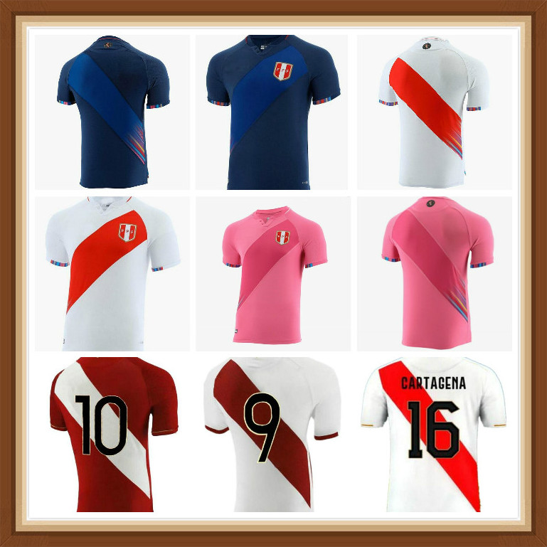 

2021 2022 Peru Soccer Jersey 9 GUERRERO 10 FARFAN 8 CUEVA 20 FLORES 19 YOTUN TAPIA Peru Football Shirt Kits Uniform, Beige