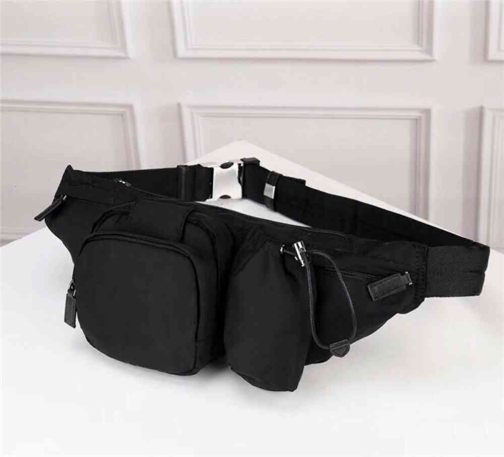 

Luxury Waist bags men chest pack Designer parachute fabric belt bag handbag backpack canvas man multifunction pocket fashion capacity, Dark grey