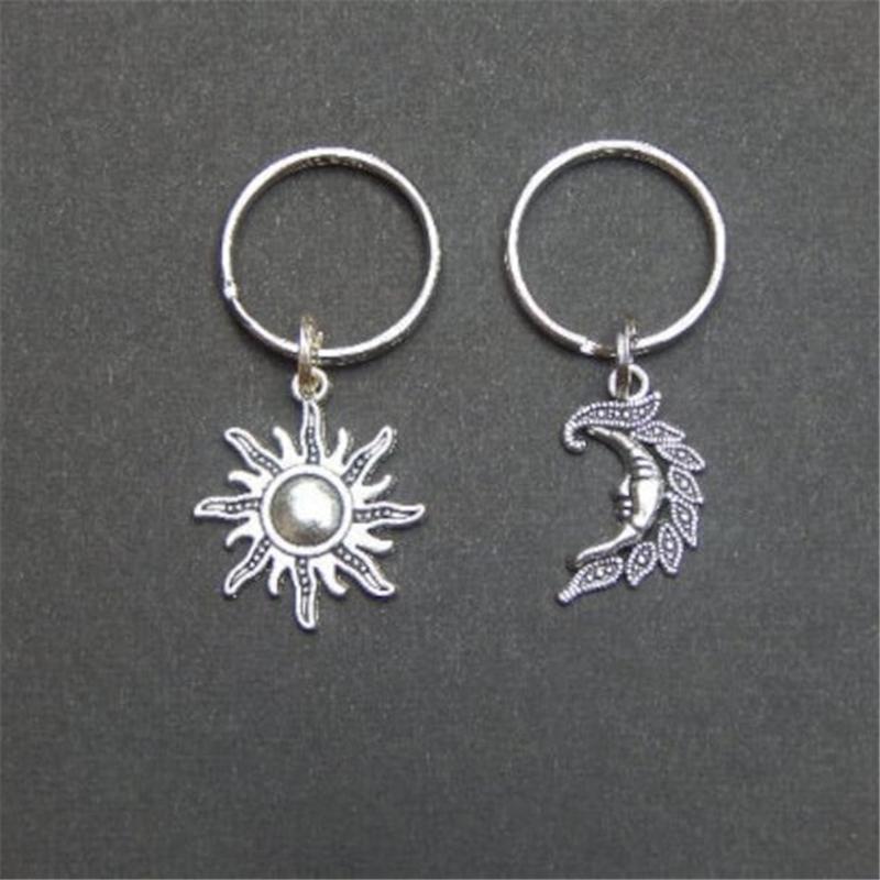 

Keychains 2pcs Moon And Sun Keychain, Key Ring, Ring