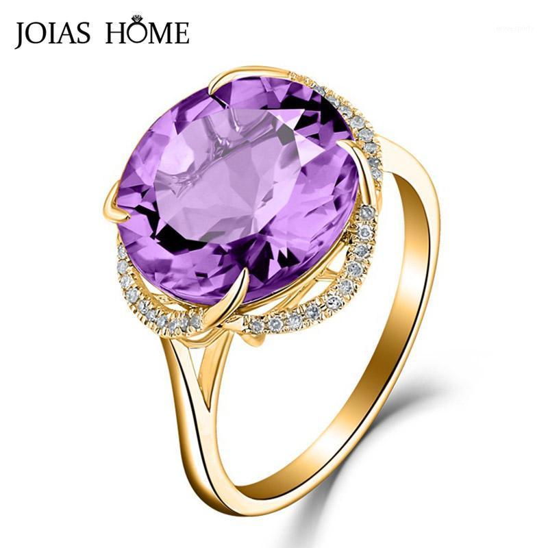 

Cluster Rings JoiasHome Trendy Resizable Silver 925 Jewelry Gemstones Ring For Women Citrine Amethyst Aquamarine Gold Color Opening Adjustab1